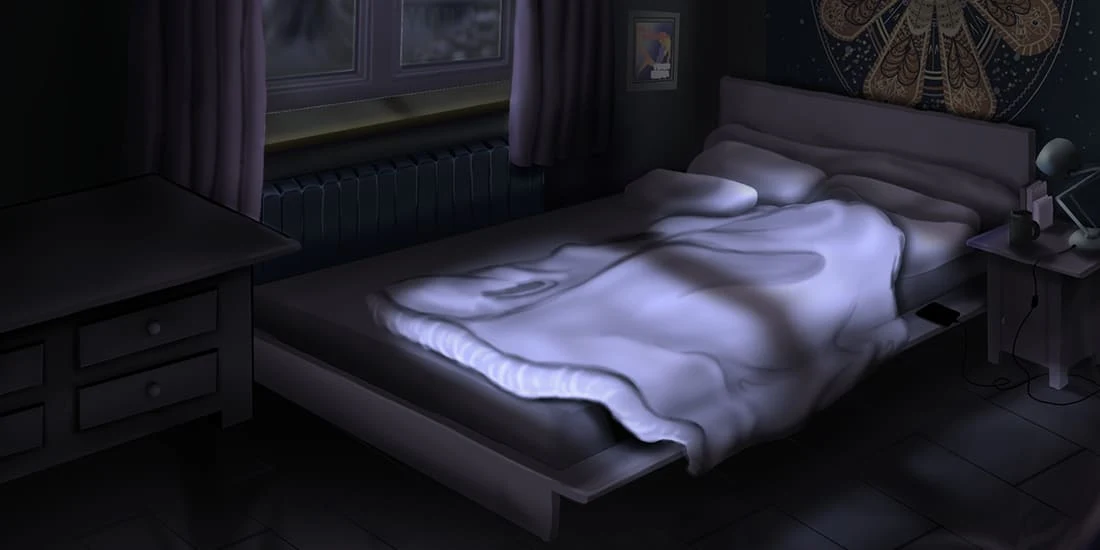 There is a ghost in my room