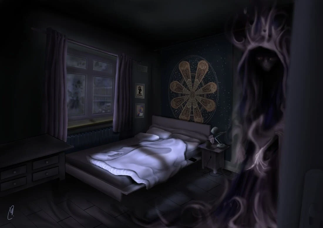 There is a ghost in my room