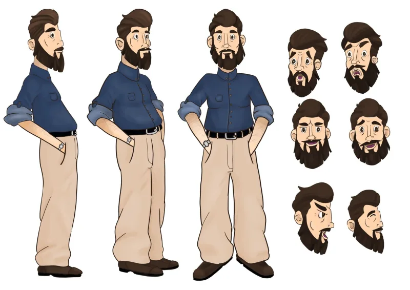 Adult model sheet