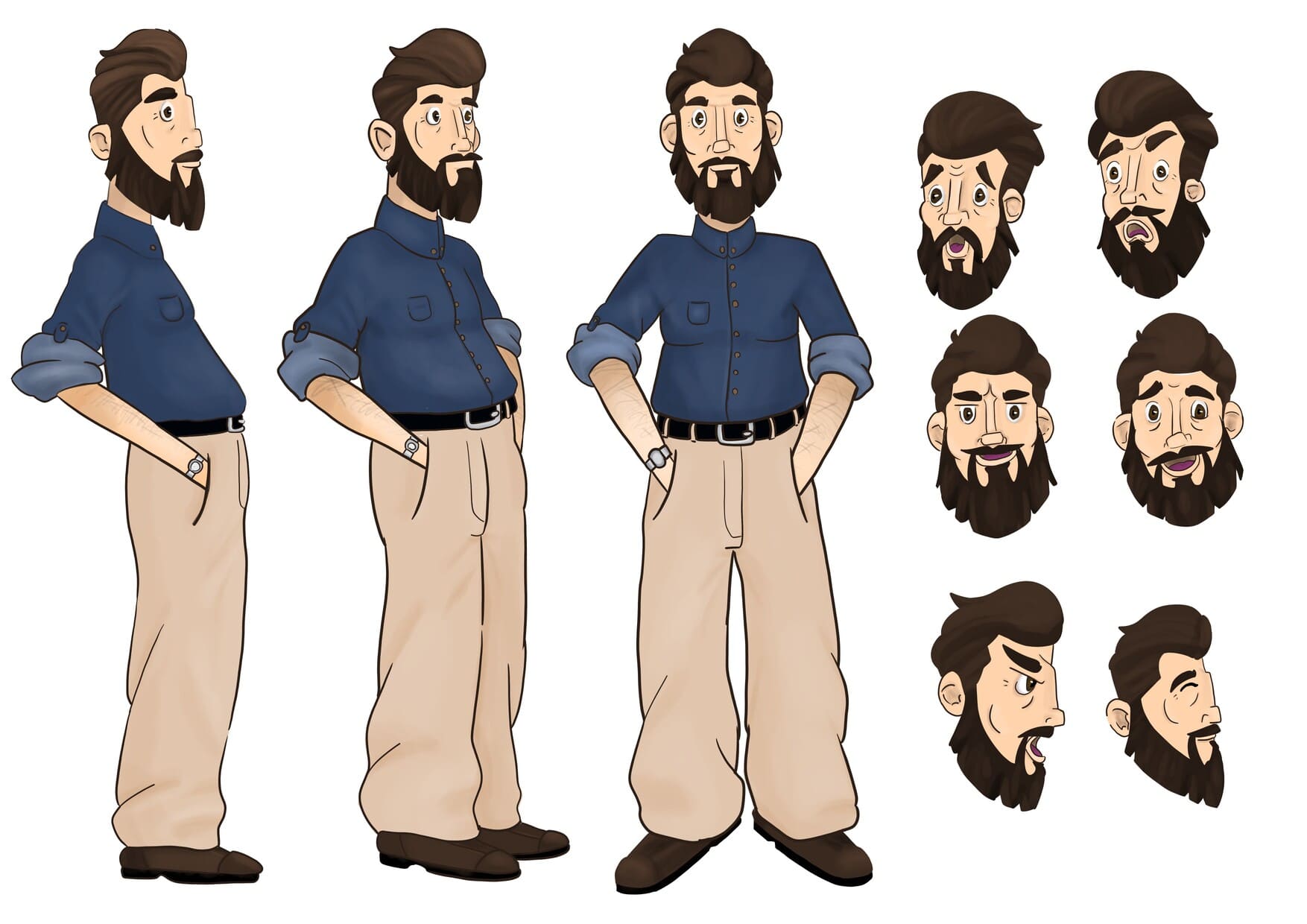 Adult model sheet